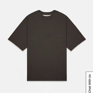 Essentials Fear Of God Off Black T-Shirt
